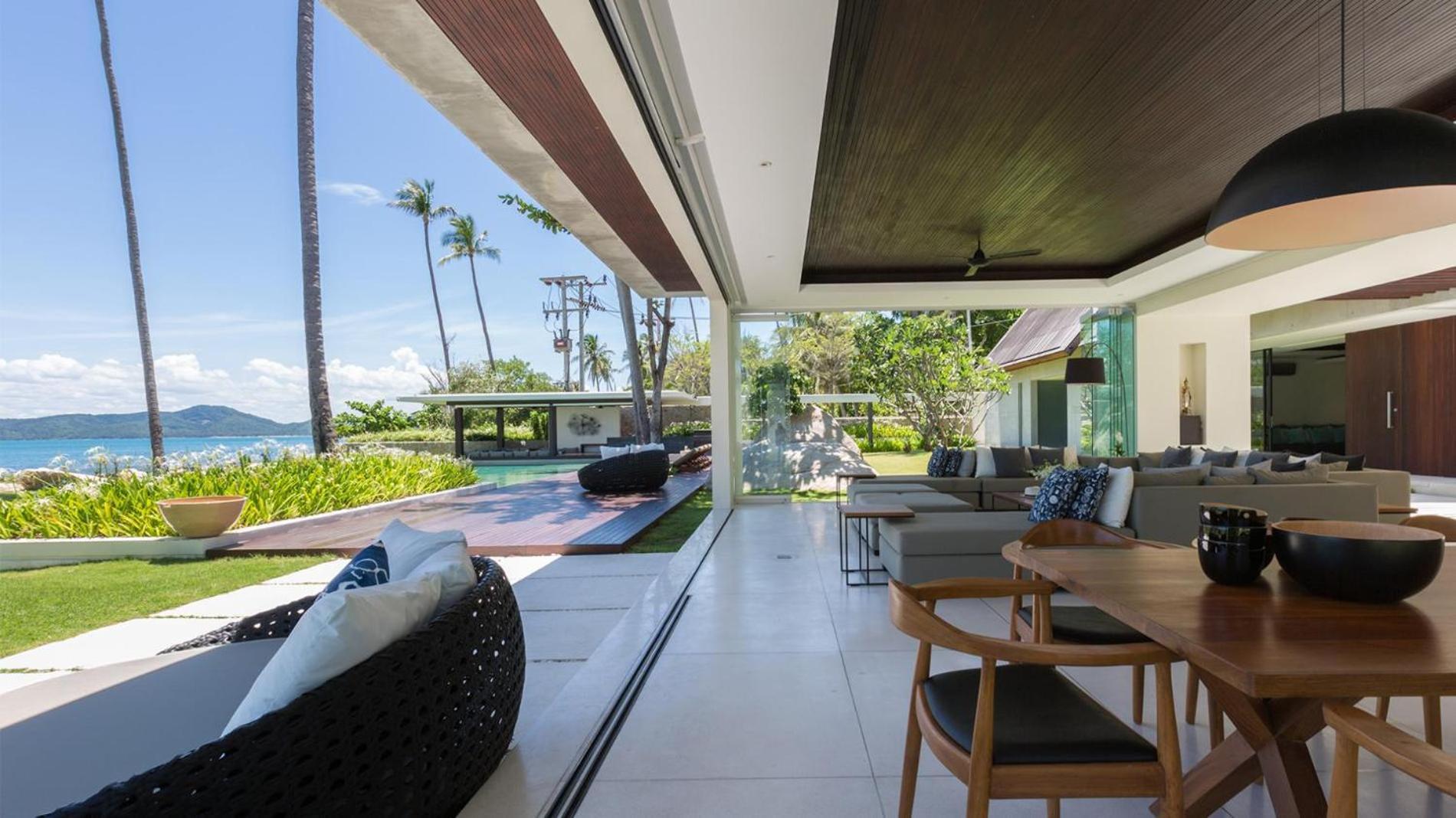 Fashionable Villa Malabar Beachfront 5 Bedrooms Plus 2 Kid'S Bedrooms Laem Sor Zewnętrze zdjęcie