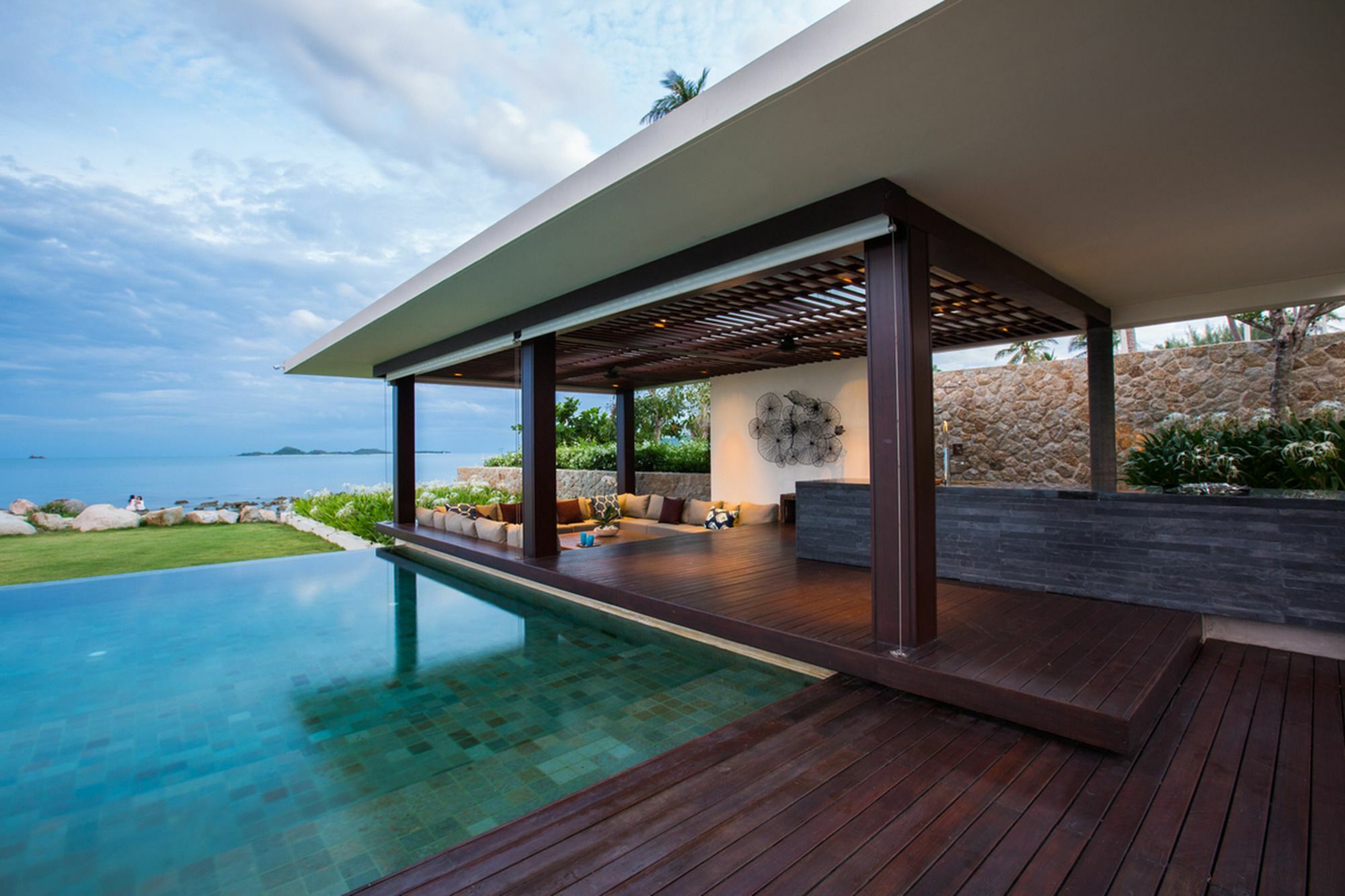 Fashionable Villa Malabar Beachfront 5 Bedrooms Plus 2 Kid'S Bedrooms Laem Sor Zewnętrze zdjęcie